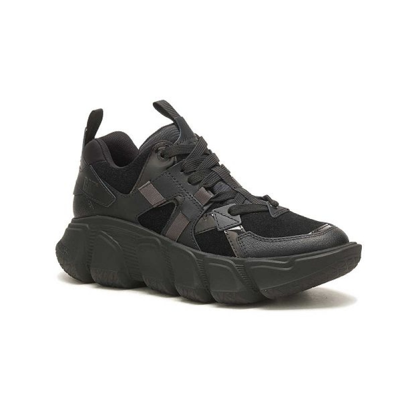 Black Women's Caterpillar Imposter Sneakers | 925043-SLP