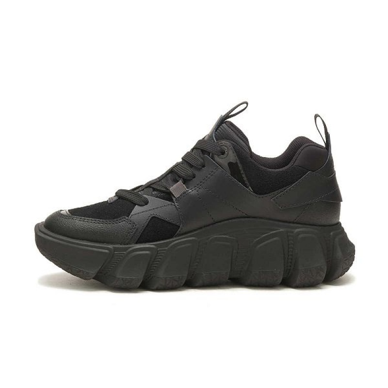 Black Women's Caterpillar Imposter Sneakers | 925043-SLP