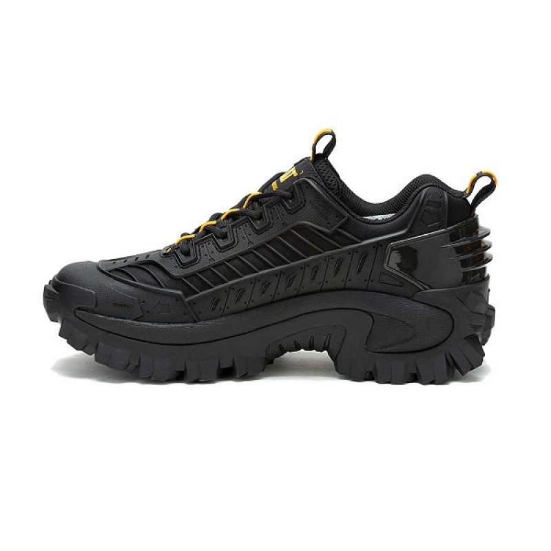 Black Women's Caterpillar Intruder Mecha Sneakers | 984620-TGI