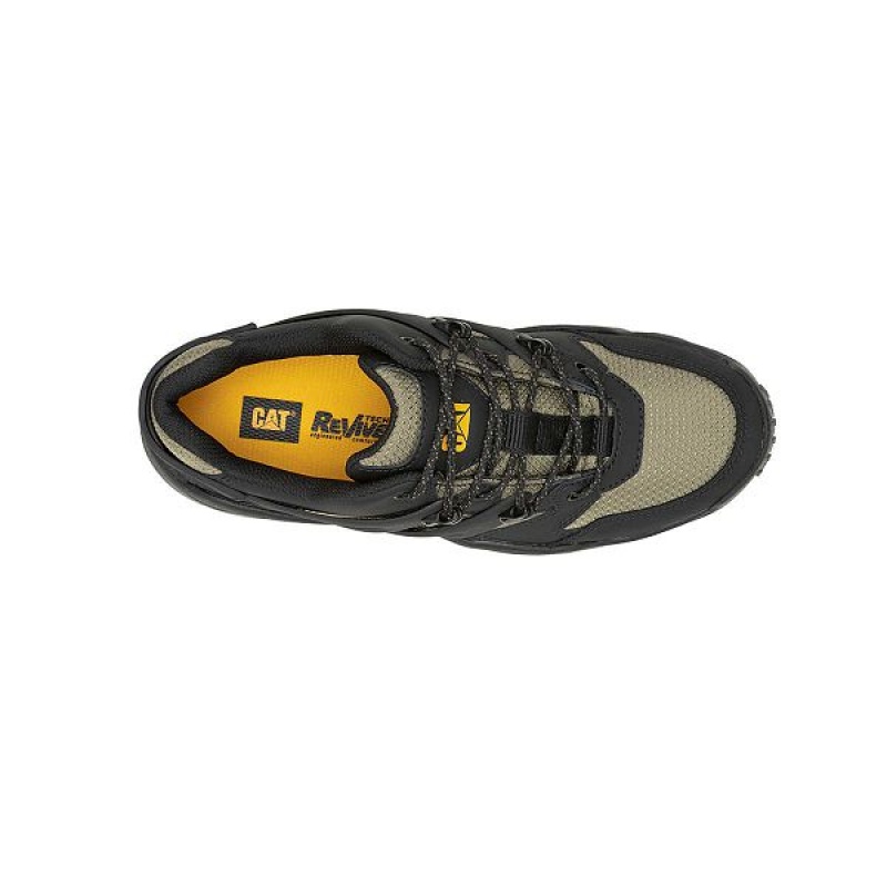 Black Women's Caterpillar Reactor Sneakers | 635270-AGK