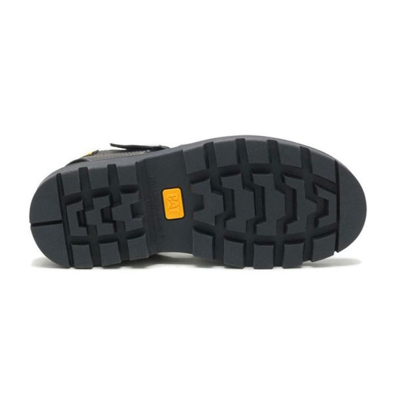 Black Women's Caterpillar Rigor Sandals | 564721-ZLF