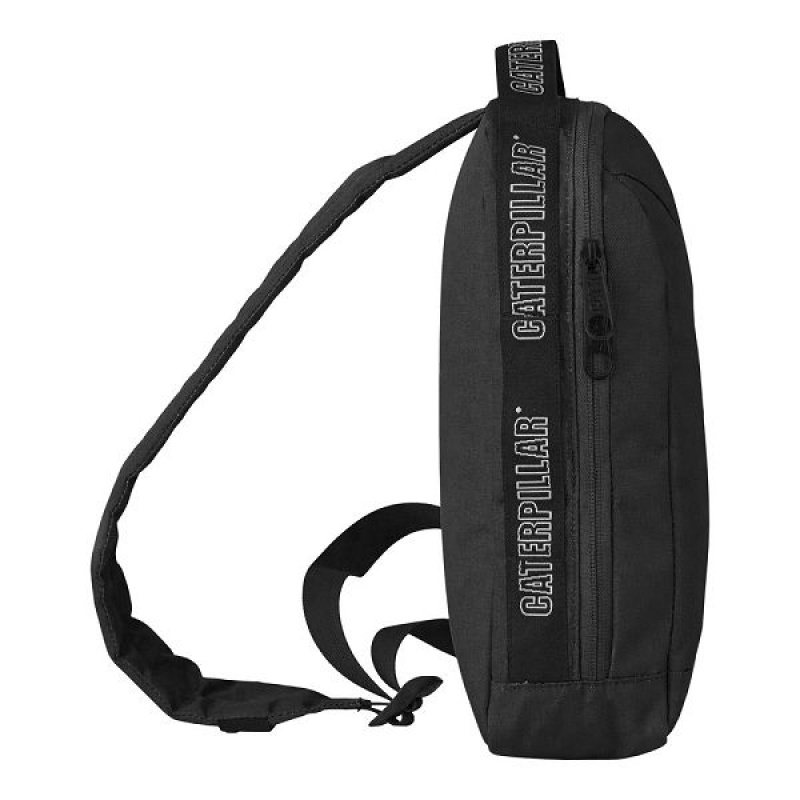 Black Women's Caterpillar Sling Bags | 920746-CZT