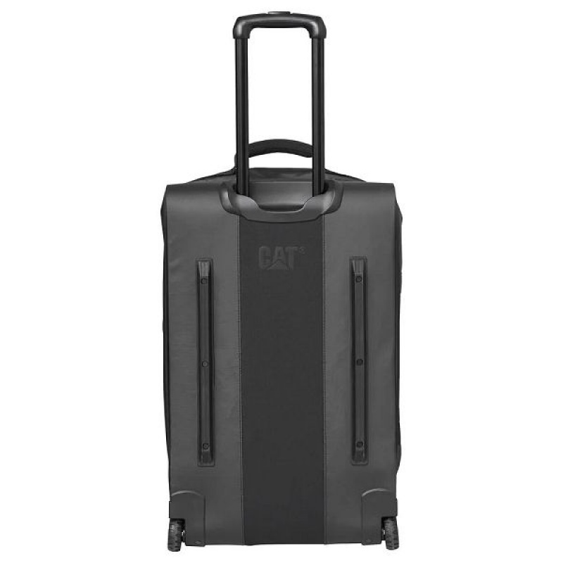 Black Women's Caterpillar Unisex The Sixty Wheeled Duffel S Cat Luggages | 375204-RFZ