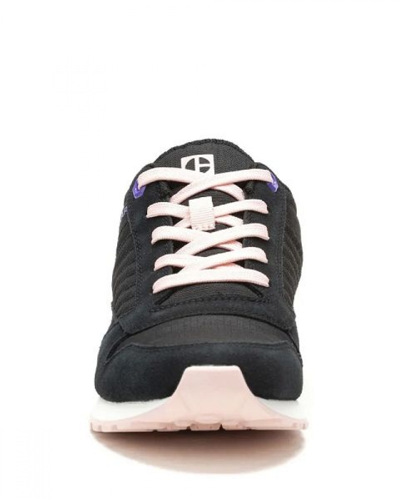 Black Women's Caterpillar Ventura Canvas Sneakers | 967138-BWX