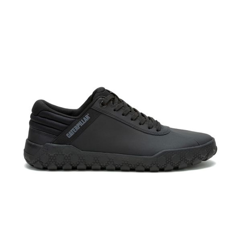 Black / Black Men's Caterpillar Hex Plus Sneakers | 294613-UKR