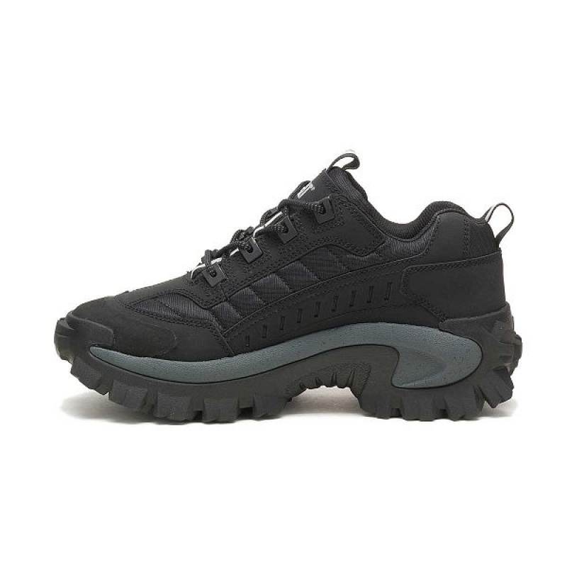 Black / Dark / Grey Women's Caterpillar Intruder Sneakers | 654932-DIG