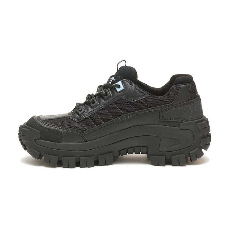 Black / Light / Blue Women's Caterpillar Invader Steel Toe Work Shoes | 957486-LEO