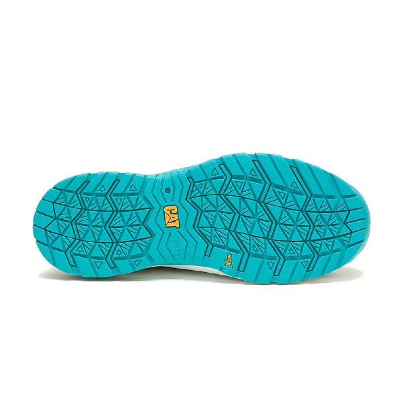 Black / Turquoise Women's Caterpillar Streamline 2.0 Composite Toe Work Shoes | 792143-DBM