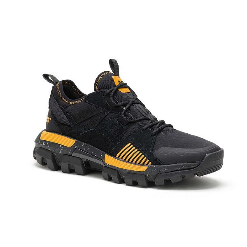 Black / Yellow Men's Caterpillar Raider Sport Sneakers | 829371-UPW