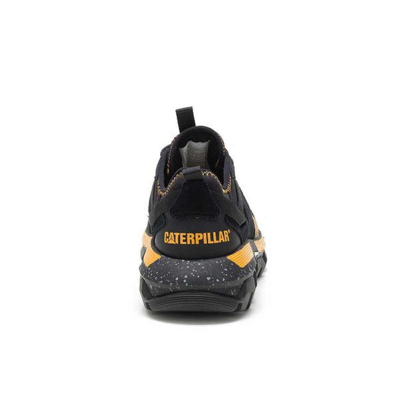 Black / Yellow Men's Caterpillar Raider Sport Sneakers | 829371-UPW