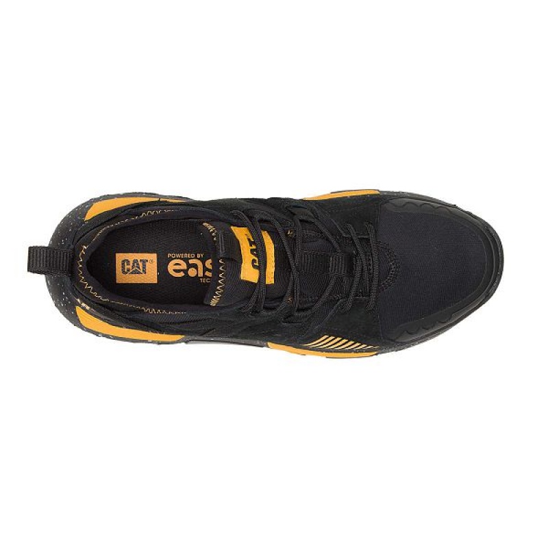 Black / Yellow Men's Caterpillar Raider Sport Sneakers | 829371-UPW