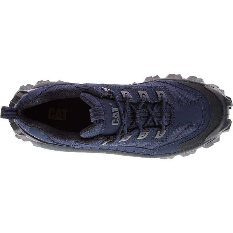 Blue Men's Caterpillar Intruder Sneakers | 028136-BAD