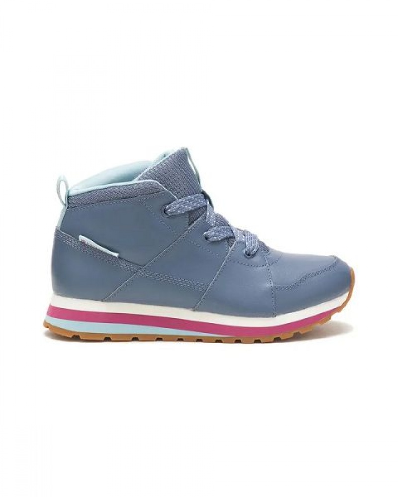 Blue Women's Caterpillar Ventura Mid Elevated Sneakers | 516423-KSV