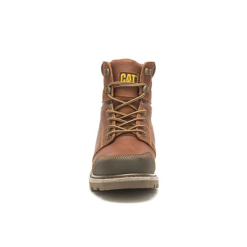 Brown Men's Caterpillar Allerton Boots | 546073-HYZ