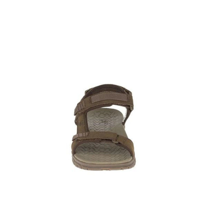 Brown Men's Caterpillar Atchison Cat Sandals | 340152-QJS