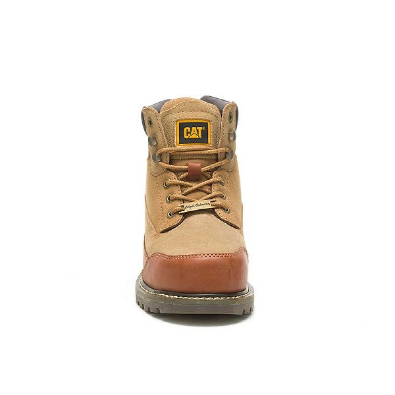 Brown Men's Caterpillar Cat Footwear x Nigel Cabourn Utah Boots | 378692-FLC