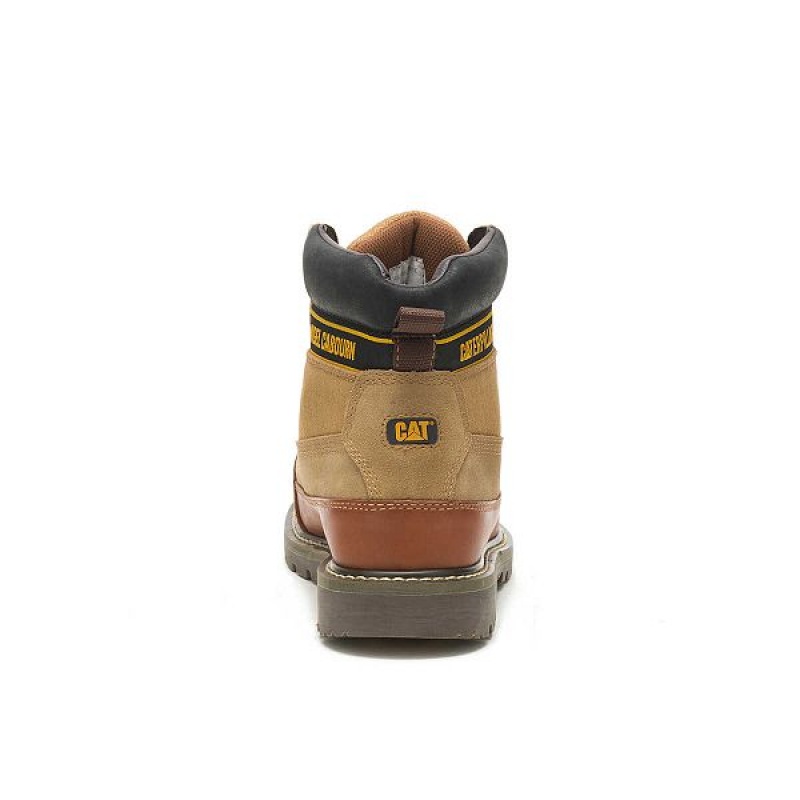 Brown Men's Caterpillar Cat Footwear x Nigel Cabourn Utah Boots | 378692-FLC