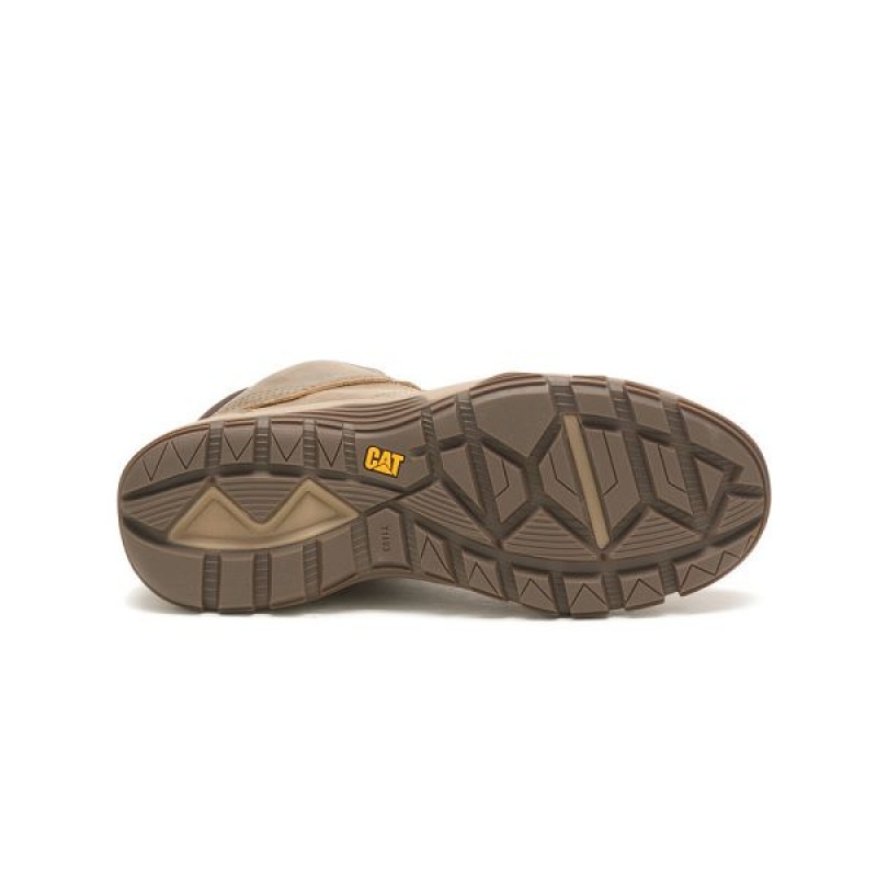 Brown Men's Caterpillar Detours Mid Boots | 136245-SDU