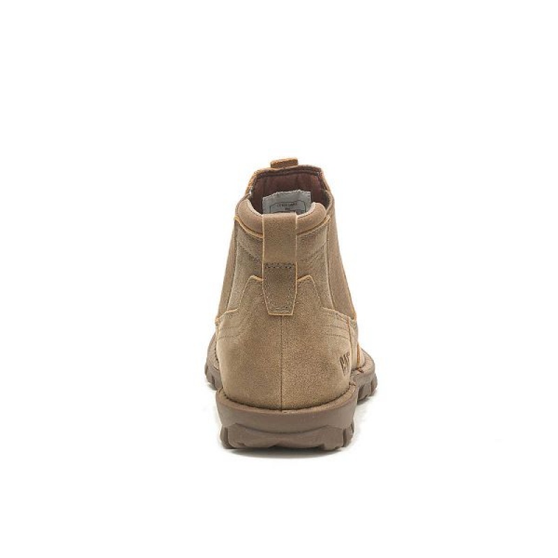 Brown Men's Caterpillar Excursion Boots | 928635-NUZ