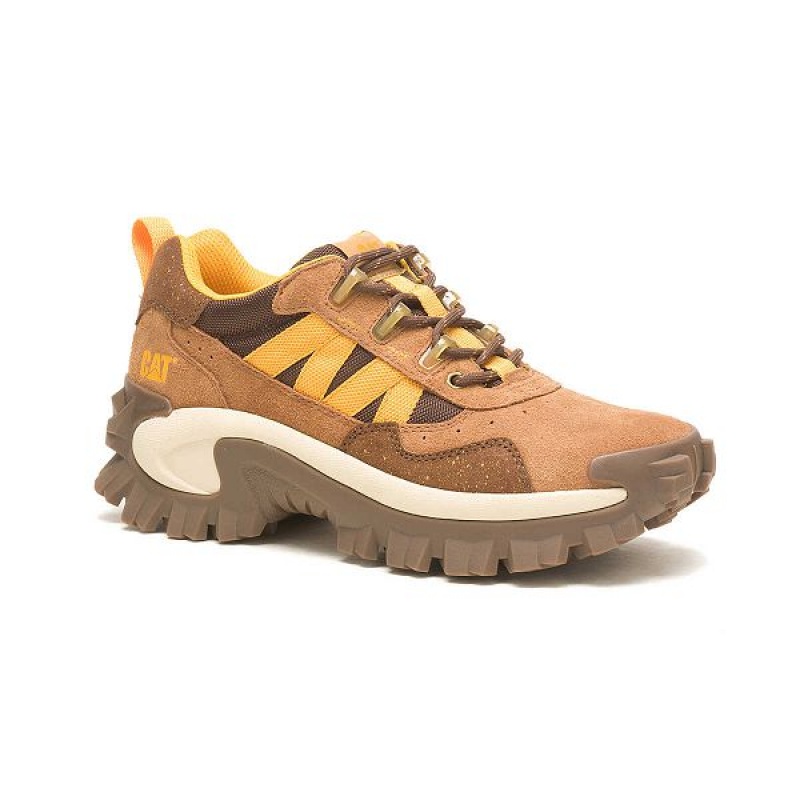 Brown Men's Caterpillar Intruder Beta Sneakers | 971058-JCG