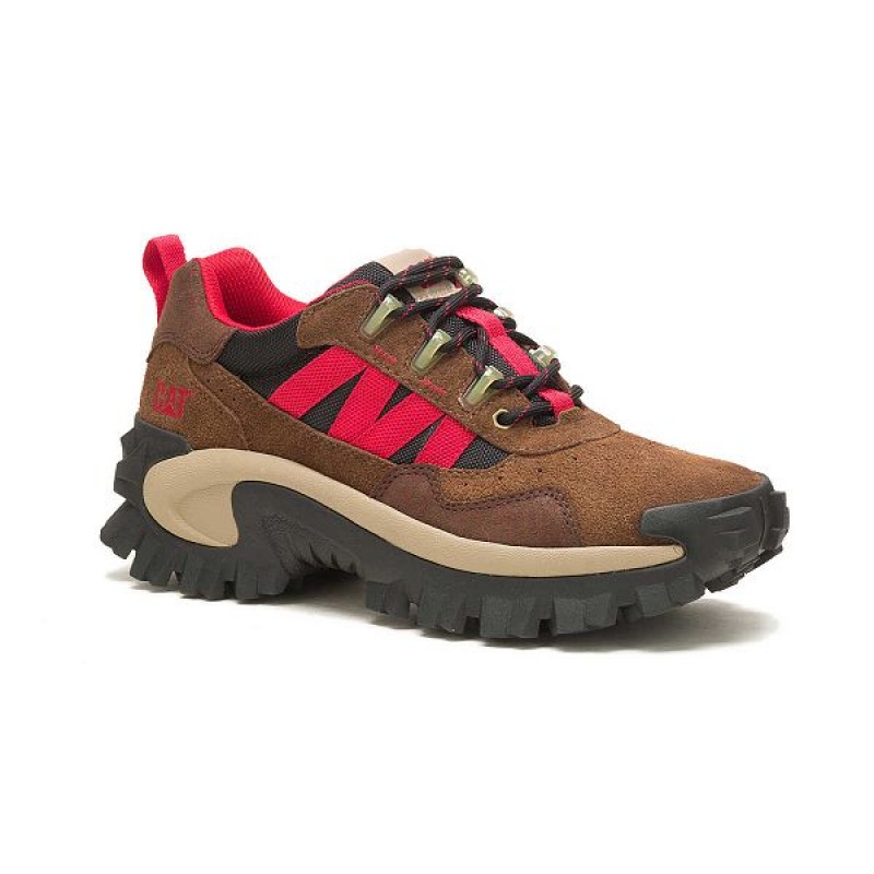 Brown Men's Caterpillar Intruder Beta Sneakers | 854320-NFA