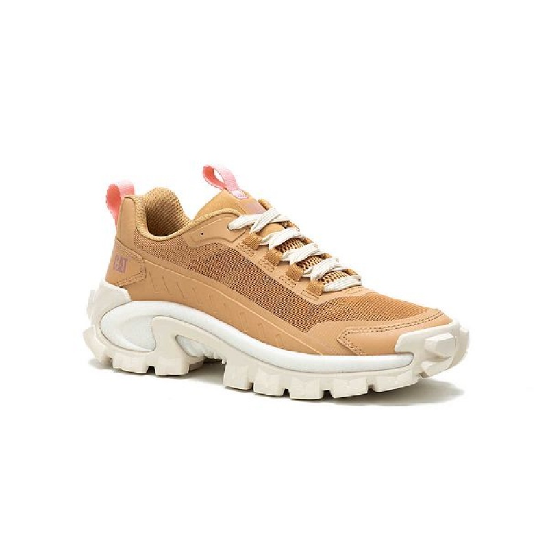 Brown Men's Caterpillar Intruder Lightning Mesh Sneakers | 520691-CHD