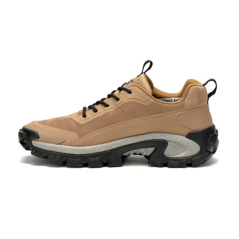 Brown Men's Caterpillar Intruder Lightning Mesh Waterproof Sneakers | 041987-TJR