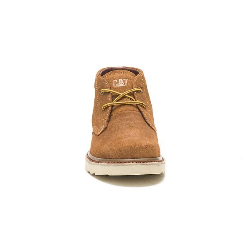 Brown Men's Caterpillar Narrate Chukka Boots | 536028-QXT