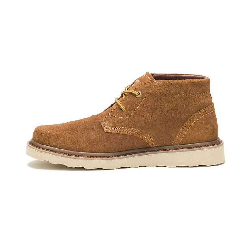 Brown Men's Caterpillar Narrate Chukka Boots | 536028-QXT