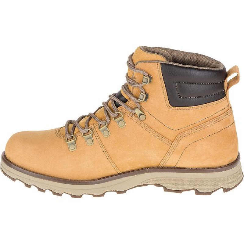 Brown Men's Caterpillar Sire Waterproof Boots | 953678-KOR