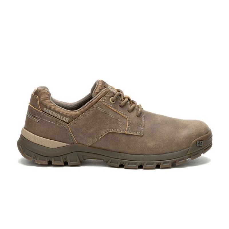 Brown Men's Caterpillar Threshold Lace Low Casual Shoes | 091528-FDZ