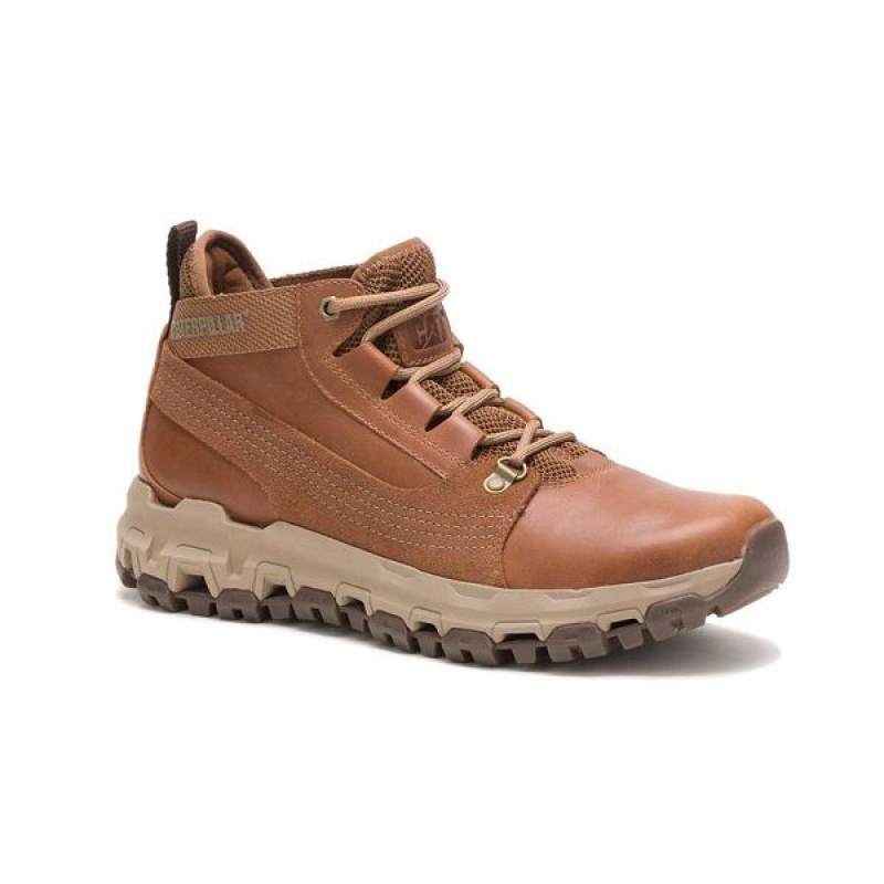 Brown Men's Caterpillar Urban Tracks Hiker Hiking Boots | 926048-EXW