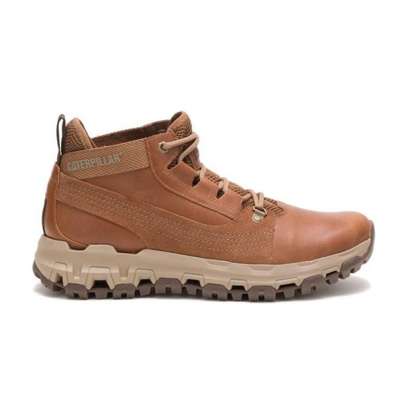 Brown Men\'s Caterpillar Urban Tracks Hiker Hiking Boots | 926048-EXW