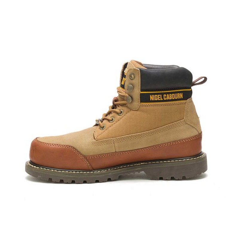 Brown Women's Caterpillar Cat Footwear x Nigel Cabourn Utah Boots | 571982-ABJ