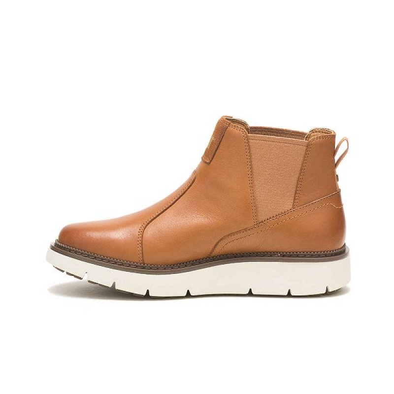 Brown Women's Caterpillar Chariot Chelsea Boots | 025389-RDV