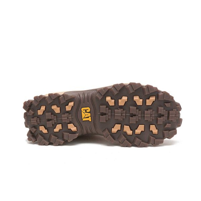 Brown Women's Caterpillar Intruder Mid Sneakers | 187426-DJR