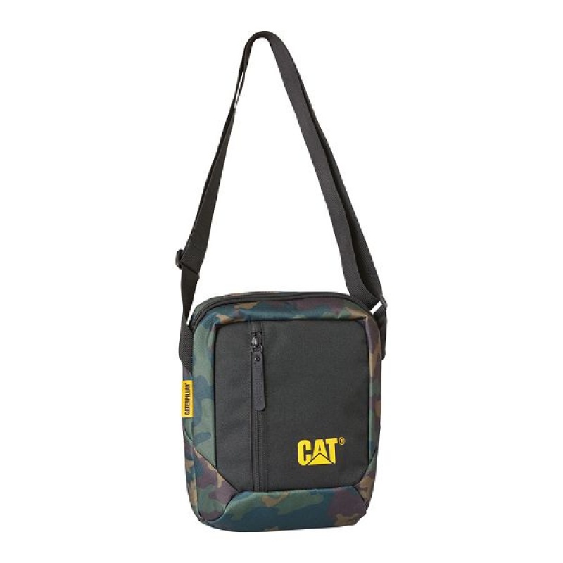 Camo / Black Men\'s Caterpillar Shoulder Bags | 873246-OKR