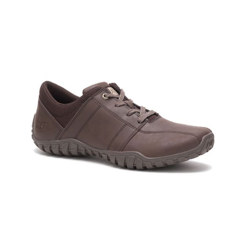 Chocolate Men\'s Caterpillar Gus Casual Shoes | 743059-BRG