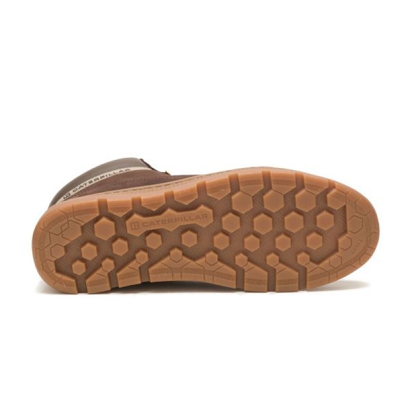 Coffee Men's Caterpillar Cite Sneakers | 120683-GJI