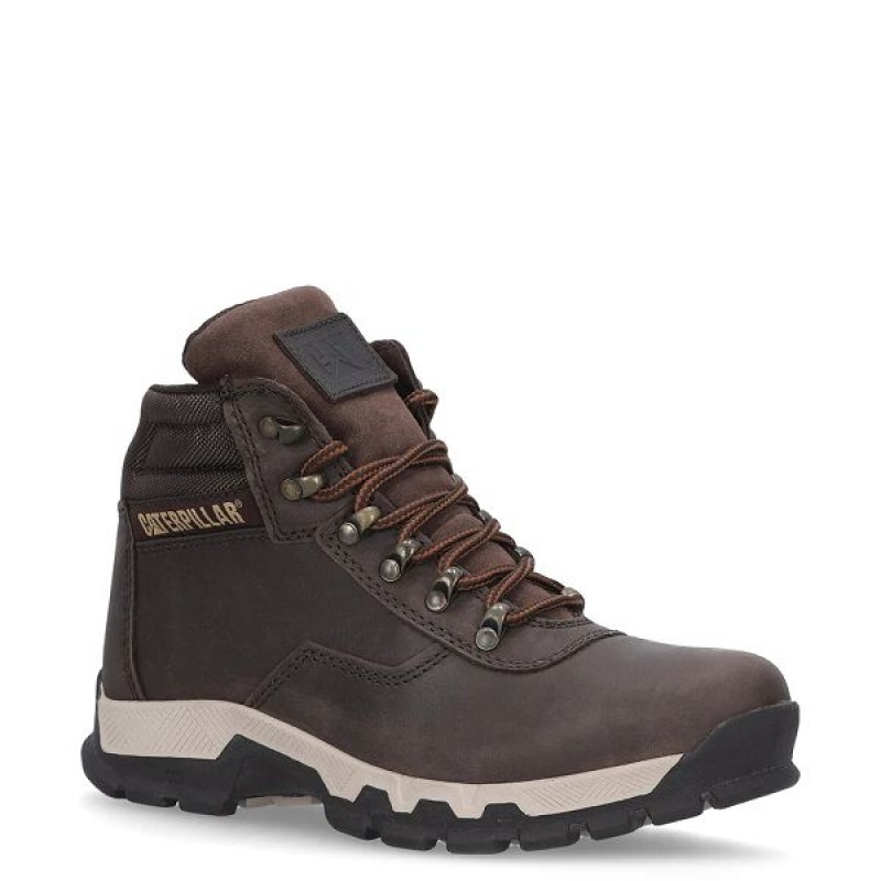 Coffee Men's Caterpillar Wilson WS M4M Casual Boots | 529648-LFV