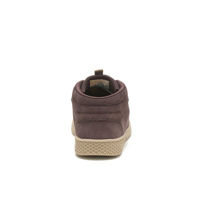 Coffee Women's Caterpillar CODE Pause Mid Sneakers | 312965-GWH