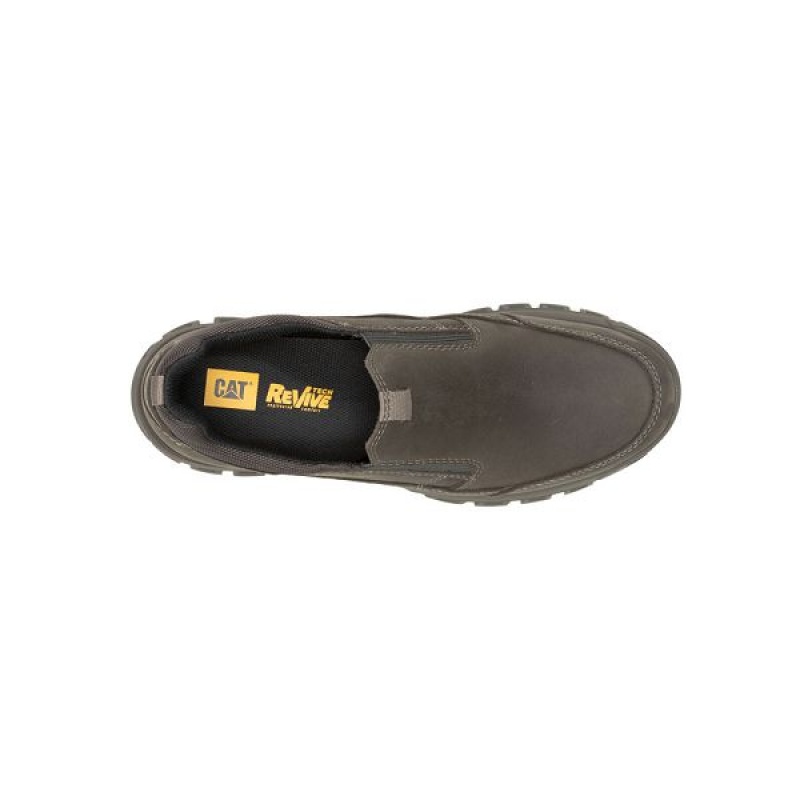 Dark / Grey Men's Caterpillar Threshold Slip On | 540931-OID