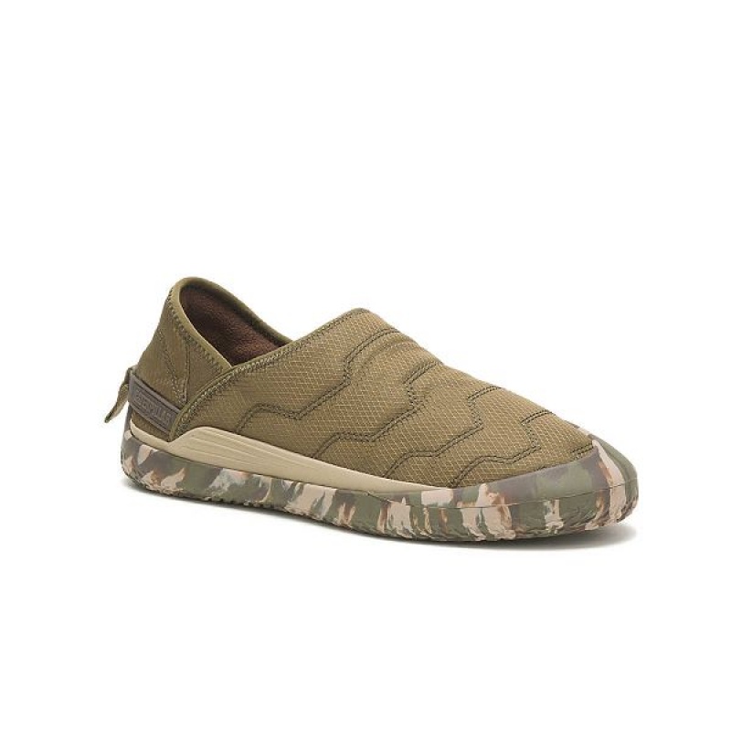 Dark / Olive Men's Caterpillar Crossover Slip On | 631598-RYN