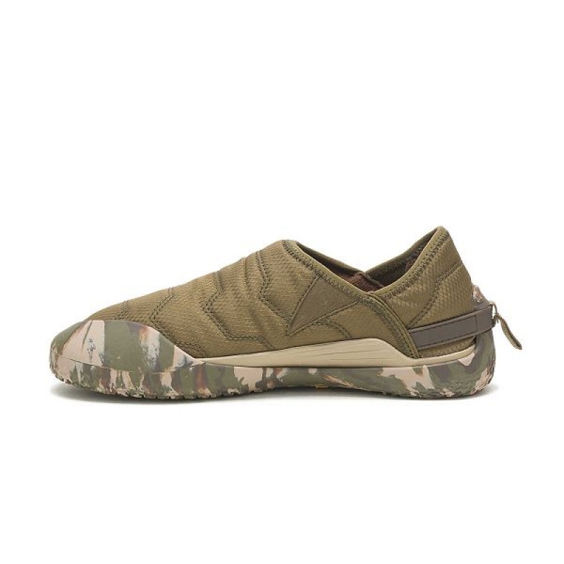 Dark / Olive Men's Caterpillar Crossover Slip On | 631598-RYN