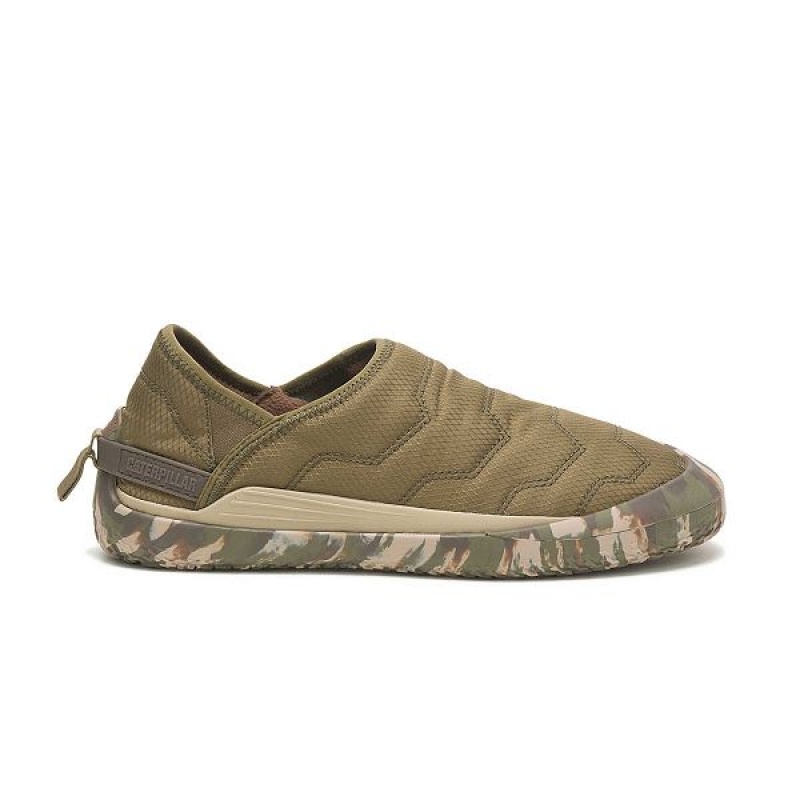 Dark / Olive Men\'s Caterpillar Crossover Slip On | 631598-RYN