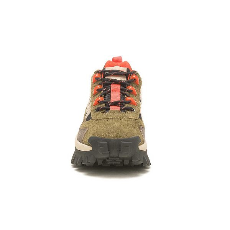 Dark / Olive Men's Caterpillar Intruder Beta Sneakers | 270135-EGU