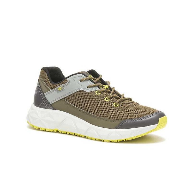 Dark / Olive Men's Caterpillar ProRush Speed FX Sneakers | 108634-GSI