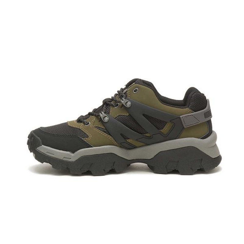 Dark / Olive / Black Women's Caterpillar Reactor Sneakers | 350179-WAO