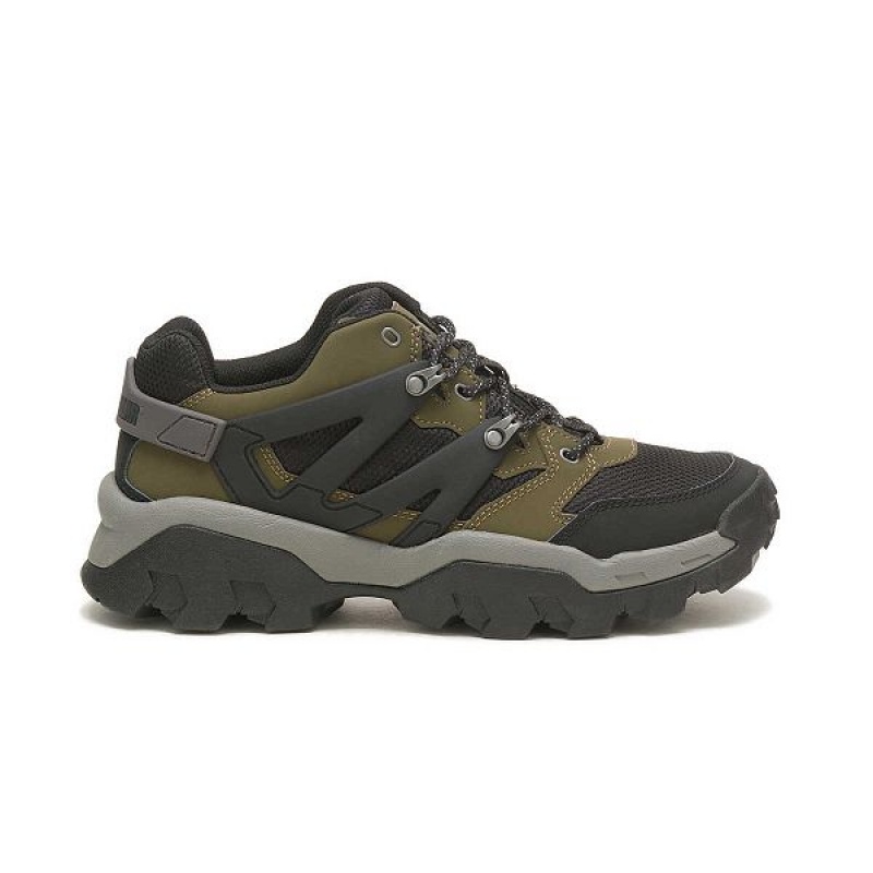 Dark / Olive / Black Women\'s Caterpillar Reactor Sneakers | 350179-WAO