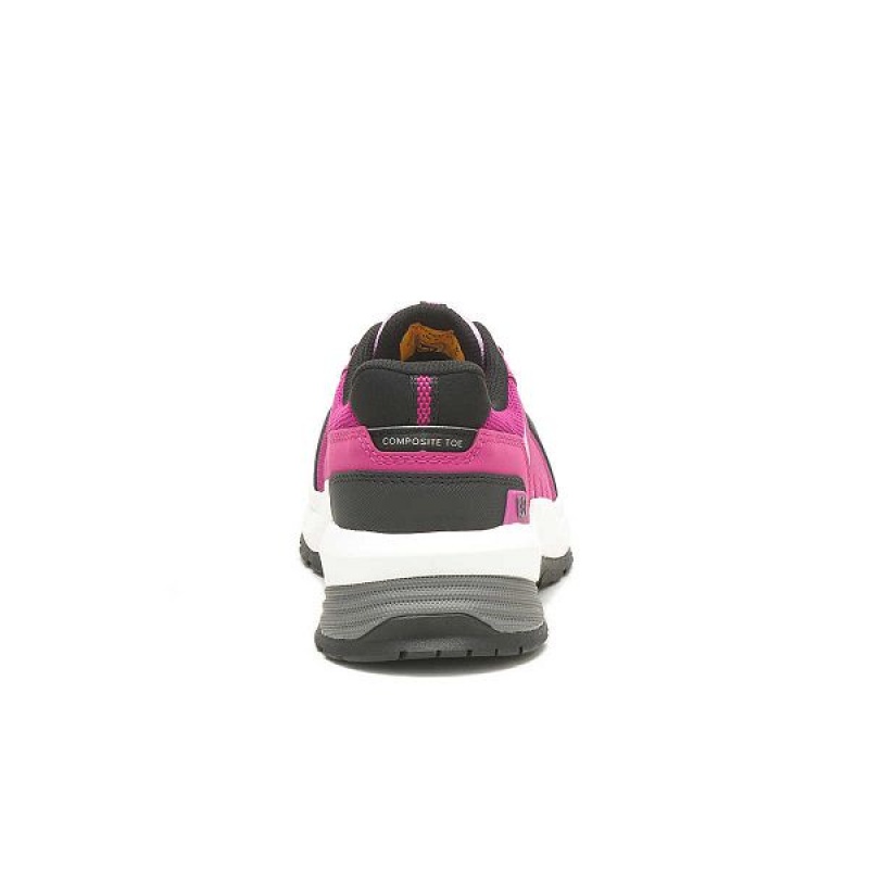 Fuchsia Women's Caterpillar Streamline 2.0 Composite Toe Work Shoes | 645371-HTL